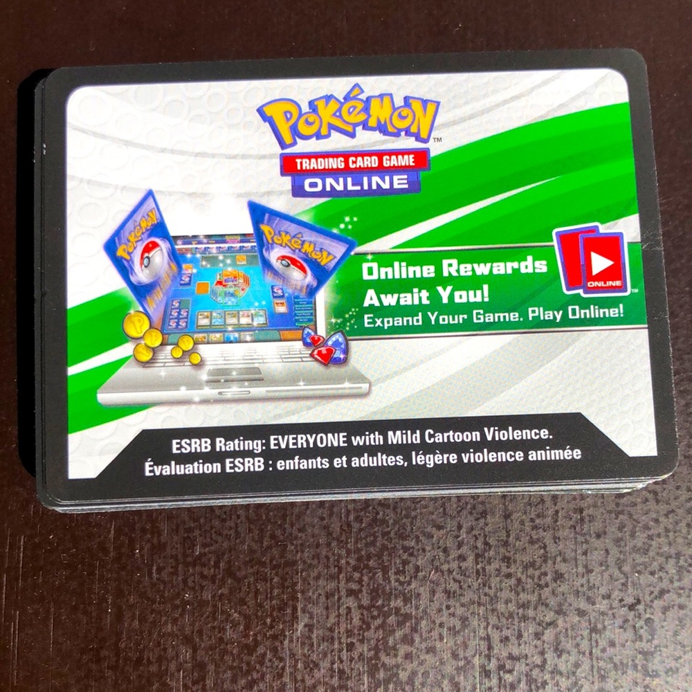 50 Online Pokémon QR Code Cards
